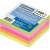 DONAU Haft-Notizen-Neon Farben 400 76x76mm, Packung Haftnotizen in Neonfarben