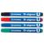 Set of DONAU D-signer U alcohol markers in black, red, blue and green