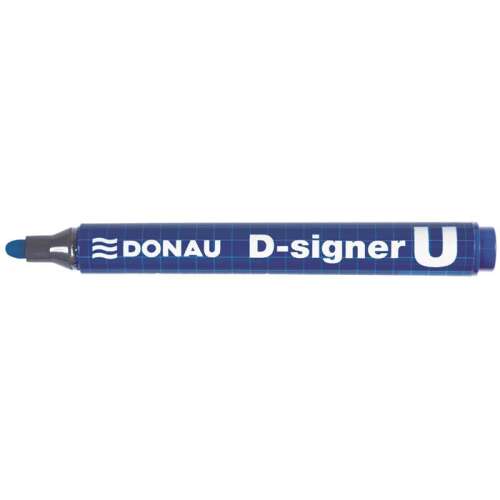 DONAU D-signer U blue alcohol marker, 2-4 mm chisel tip