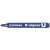 DONAU D-signer U blue alcohol marker, 2-4 mm chisel tip