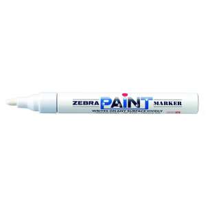 Zebra Paint Marker, fehér, olajbázisú, 3mm vonalvastagság - Lakkmarker