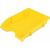 DONAU Shelf tray, plastic, unbreakable, DONAU "Solid", yellow 79719525