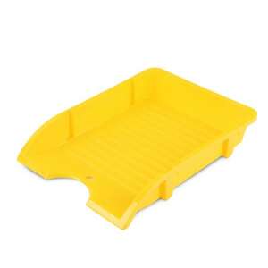 DONAU Shelf tray, plastic, unbreakable, DONAU "Solid", yellow 79719525 - Desktop Organizer