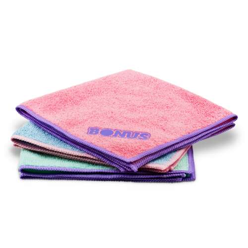 Bonus Micro Uni кърпа от микрофибър, розова, синя, зелена