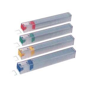Leitz K10 staples for staplers, 4 different sizes, green, red, yellow, blue - Office technology