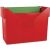 DONAU Hanging file storage, plastic, with 5 hanging files, DONAU, red 31561405