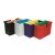 DONAU Hanging file storage, plastic, with 5 hanging files, DONAU, red 31561405