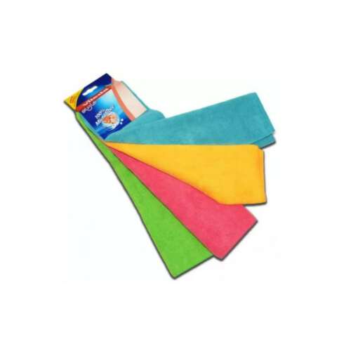 Vileda Microfaser Farben XL 4er Pack Reinigungstücher in Blau, Gelb, Grün und Rosa