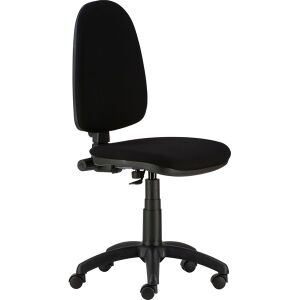 Megane fekete szövet irodai forgószék állítható magassággal és dönthető háttámlával - Antares