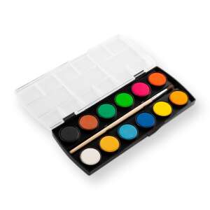 Nebulo watercolor paint set with 12 colors and a brush - Watercolor