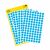 Avery blue round marking stickers on sheets