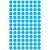 Avery Zweckform blue marking dots, 8mm diameter, 416 dots per pack