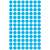 Avery Zweckform blue marking dots, 8mm diameter, 416 dots per pack