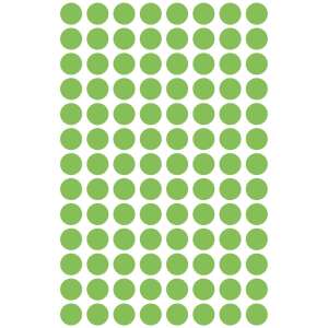 Avery Zweckform zöld kerek 8 mm-es jelölőpontok, 416 pont/csomag - Avery