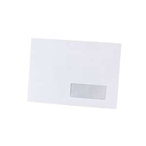 Bluering® LC/5 Ablakos Boríték, 162x229mm, Fehér, 500 db-os Csomag - Boríték