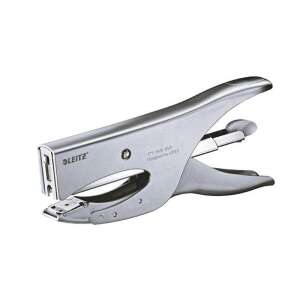Leitz 5549 stapler, silver, 40 sheets, 24/6 and 24/8 staples - Leitz