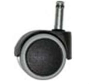 Roller for office chair, hard surface, 10, 5 pcs/pack, grey/black