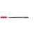 Ico Permanent OHP Marker, Medium, Red