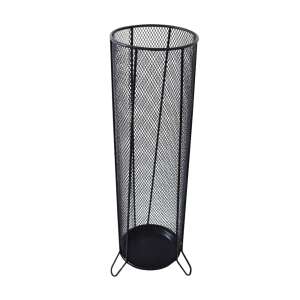 Metal mesh umbrella holder Fornax black