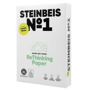 Steinbeis No1 Classic White A4 paper, 80g, 500 sheets, recycled, eco-friendly - Office paper product