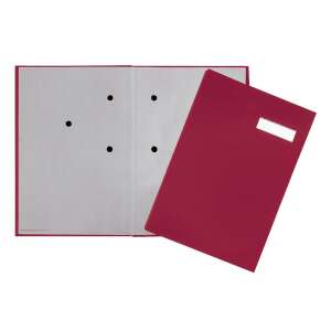 Red Pagna 24192 A4 Signature Book with 20 pages and plastic cover - Signature book