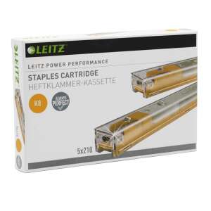 Leitz Kazety na sponky K8 Žltá, 5x210 sponiek, pre vysokokapacitné zošívačky - Kancelárska technika