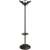 Elix silver metal coat rack with umbrella stand