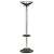 Elix silver metal coat rack with umbrella stand