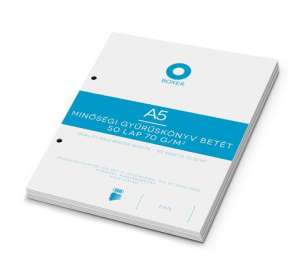 BOXER A5 Ringbuch-Blätter, 50 Blatt, 70 g/m², Weiß - Ringbucheinlagen