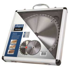 Scheppach 315mm Circular Saw Blade Set - 24T and 48T blades in carrying case - Scheppach