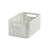 Curver Style S rattan effect storage basket, off-white, 6 liters