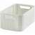 Curver Style S rattan effect storage basket, off-white, 6 liters