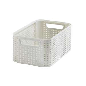 CURVER Rattan basket, 6l, off-white, CURVER "Style S"
