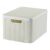 CURVER Style L 30L Creme Rattan Optik Aufbewahrungskorb mit Deckel