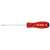 Top Tools Flat Screwdriver 5.0 x 75 mm with Red Handle