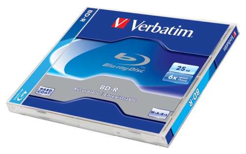 VERBATIM BD-R BluRay disk, 25 GB, 6x, 1 disk, štandardné puzdro, VERBATIM 31562183