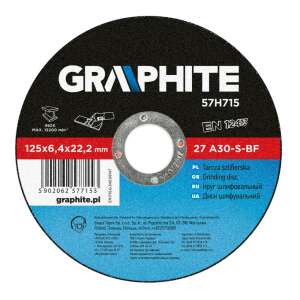 Graphite 57H715 125x6.4mm Metallreinigungsscheibe - Zubehör für Schleifmaschinen