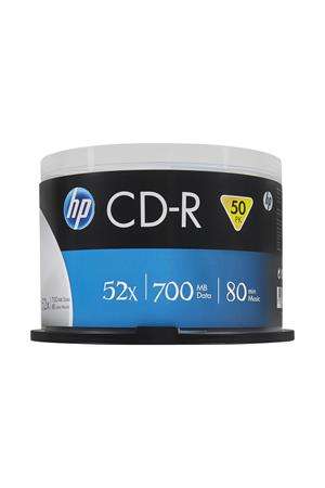 HP CD-R Disc, 700MB, 52x, 50 Stück, auf Rolle, HP 31562193