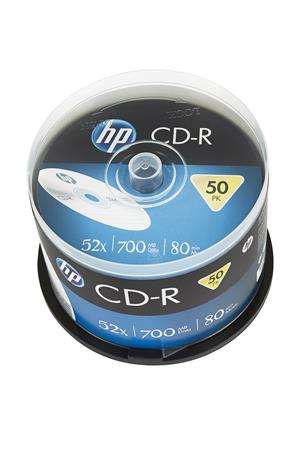 HP CD-R lemez, 700MB, 52x, 50 db, hengeren, HP