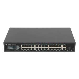 Lanberg RSGE-24P-2GE-2S-36 Gigabit POE Prekidač (RSGE-24P-2GE-2S-360) 58578309 - Switch