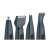 Rowenta TN3651F0 beard and hair trimmer attachments, nose, ear, beard, and hair trimming attachments