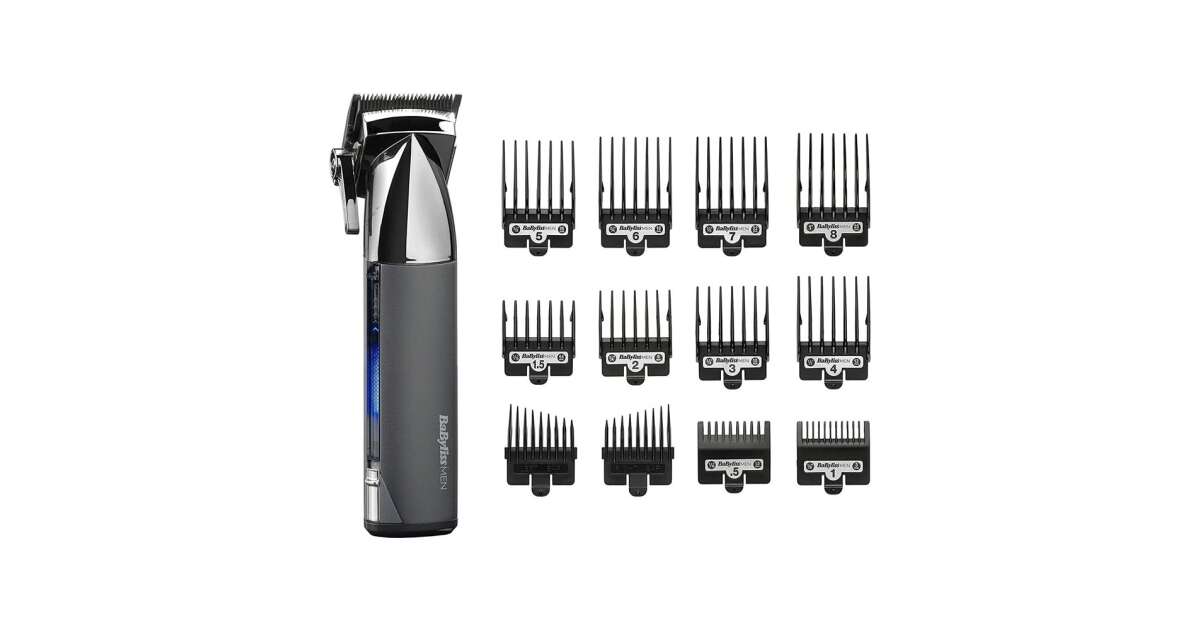 BaByliss E996E Hair and Beard Trimmer Anthracite