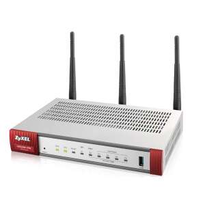 Zyxel USG20W-VPN-EU0101F WLAN-Router, Gigabit Ethernet, Dualband (2,4 GHz / 5 GHz), grau, rot - Firewalls