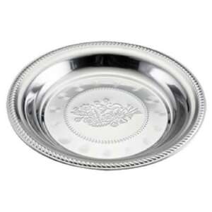 Tavă rotundă Victor din oțel inoxidabil cu model de flori thailandeze, 25 cm - Victor