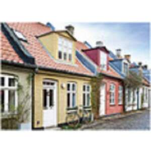 Puzzle Ravensburger 1000 dielikov, Škandinávske miesta, Domy v Aarhus - Puzzle