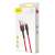 Baseus Cafule 2A 3m Lightning USB cable, red, in packaging
