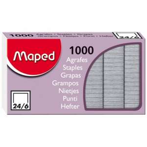 Maped staples 24/6, 1000 staples per box, standard size, for staplers - Office technology