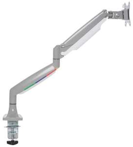 Kensington SmartFit One-Touch monitor arm, silver, for 13-32 inch monitors, 9 kg weight capacity - Monitor Mount and Stand