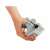 Hand holding a Leitz Nexxt 5038 blue paper punch