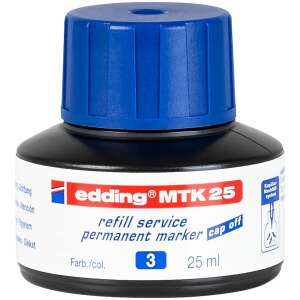 Edding MTK 25 Nachfülltinte für Permanentmarker blau 25ml - Schreibwaren-Zubehör
